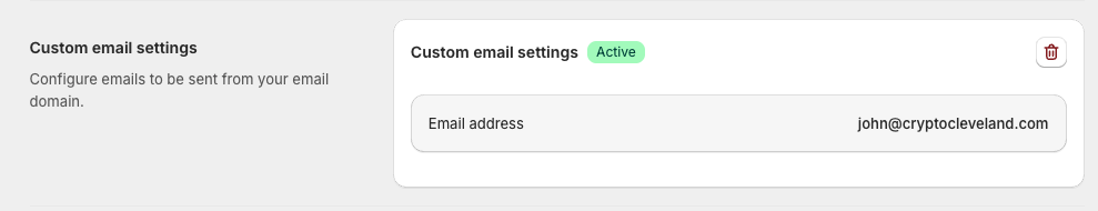 Custom email status in ABC Digital Downloads changing from Pending to Verified after DNS propagation